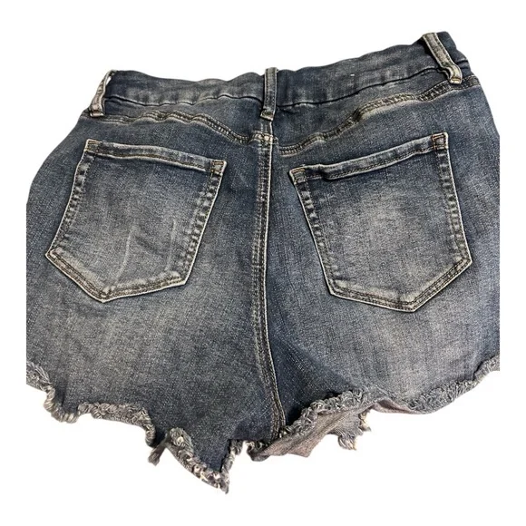 Rue21 Ripped Blue Jean Shorts - Picture 2 of 5